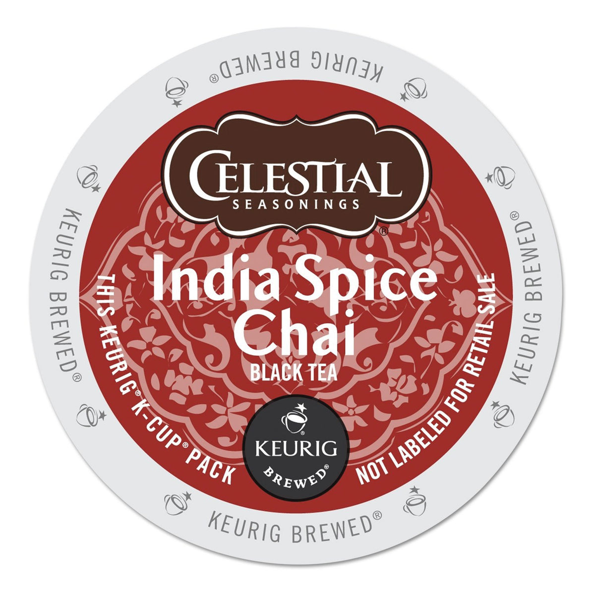 Celestial Seasonings India Spice Chai Tea K-Cups, 24/Box