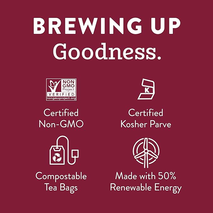 Stash Tea Sunny Orange Ginger Herbal Tea - Naturally Caffeine Free, Non-GMO Project Verified Premium Tea with No Artificial Ingredients, 18 Count (Pack of 6) - 108 Bags Total