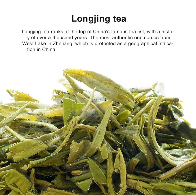 iTeaworld 4 Flavors Tea Samplers of Chinese Green Teas for Beginners,2025 New Tea Chinese Loose Leaf Tea, Included Longjing, Biluochun
