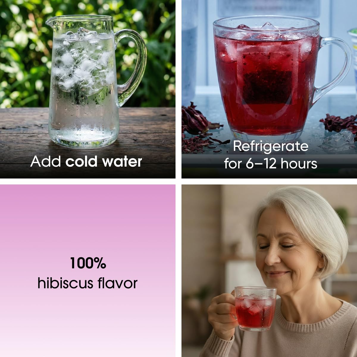 TeaDreamTea Hibiscus Tea Bags 200 Bleach-Free Tea Bags Caffeine Free Dried Hibiscus Flowers Hibiscus Flower Tea Dried Flower Tea Brew Hot or Iced Herbal Hibiscus Tea, 200 Count (Pack of 1)