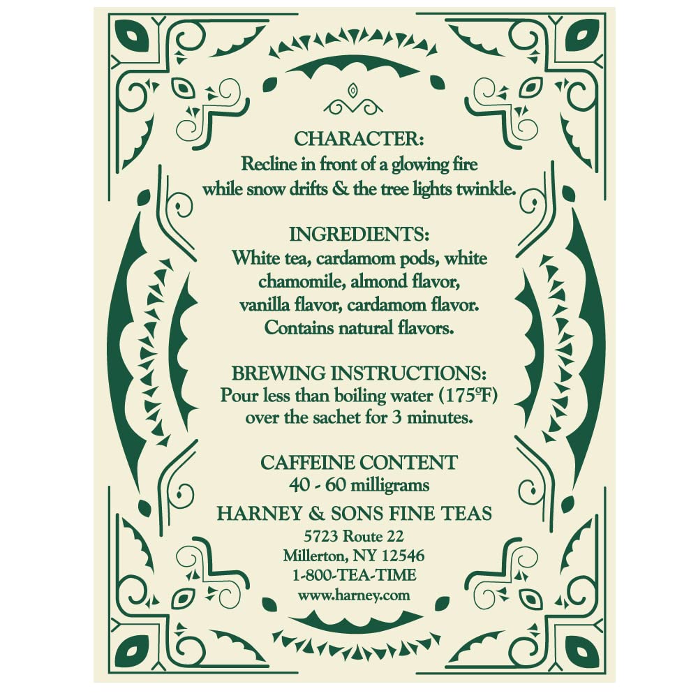 Harney & Sons Tea, White Christmas, 30 Count