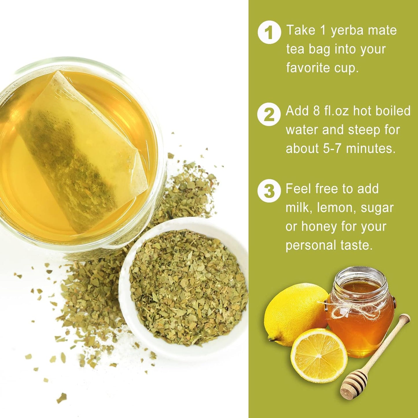 Jarteela - Yerba Mate Tea Bags, 30 Count, Unsmoked Mate Tea | Premium unsmoked Yerba Mate from Argentina, naturally rich in antioxidants, Non-GMO, Smooth, perfect as a coffee alternative