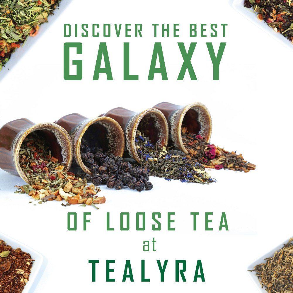 Tealyra - Tranquil Nights - Chamomile Fruity - Herbal Tea - Loose Leaf Tea - Calming &amp; Relax Tea - Caffeine Free - All Natural Ingredients - 110g (4-ounce)