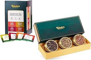 Teaniru, Grandeur Tea Gift Bundle | Assortment Of Premium Loose Leaf Blends And Pyramid Tea Bags | Tea Lovers Gift