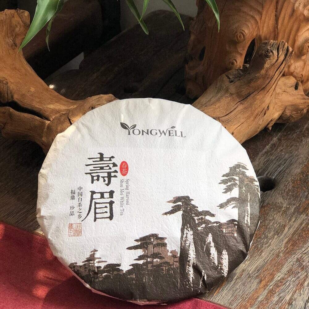 2016 Premium Shou Mei Spring Harvested White Tea Cake 357g (12.3oz)