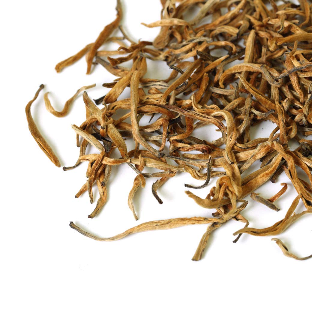 GOARTEA 100g / 3.5oz Nonpareil Supreme Yunnan Black Tea - Fengqing Dian Hong Dianhong Loose Leaf Chinese Tea