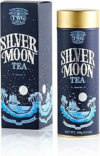 TWG Tea | Silver Moon Tea | Green Tea | Grand Berry & Vanilla | Haute Couture Tin, 100g | Gift Set
