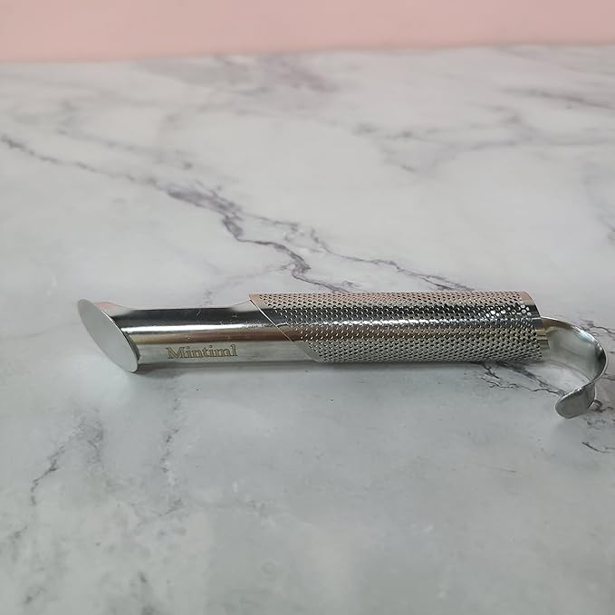 Stainless Steel Tea Diffuser,Upgrade Tea Pipe Stainless Steel Tea Infuser with Hanging Hook Handle,Fine Holes Tea Strainers Interval Diffuser for Loose Tea Coffee Seasonings Spices (1 PCS)