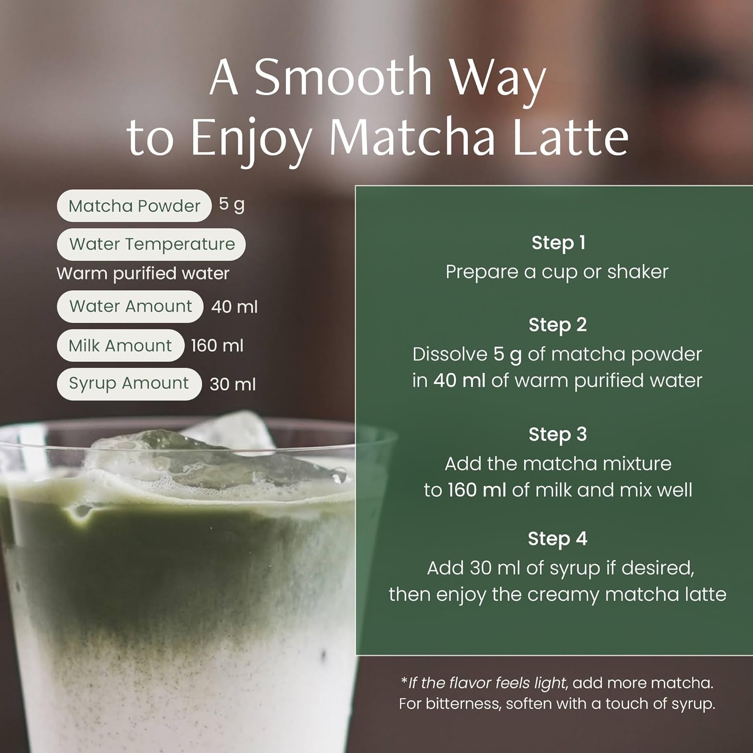 Magpie&Tiger Premium Matcha Powder - Perfect for Matcha Lattes | Authentic Korean Green Tea from Boseong, Korea | Rich, Vibrant Flavor with a Clean Finish (40g)