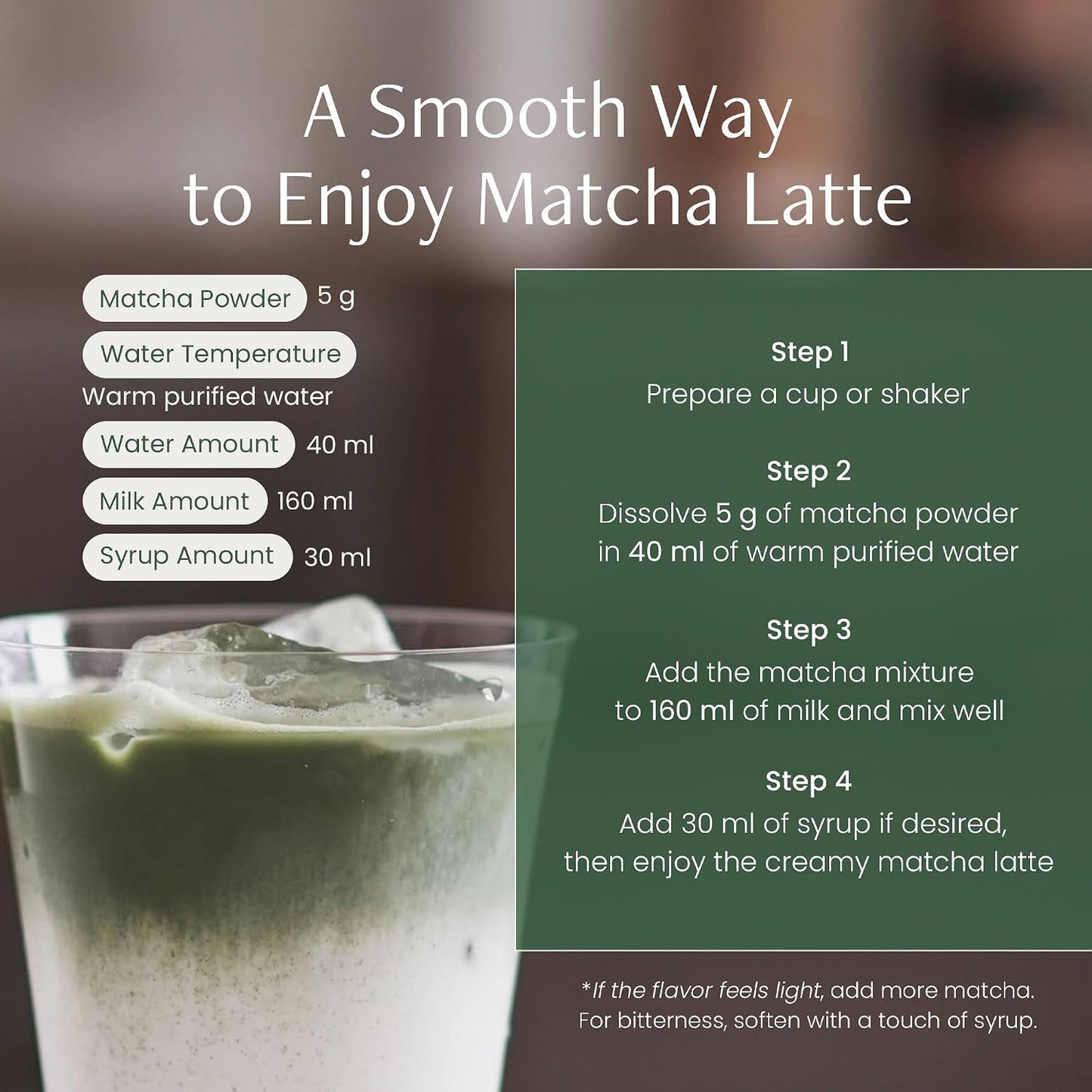 Magpie&amp;Tiger Premium Matcha Powder - Perfect for Matcha Lattes | Authentic Korean Green Tea from Boseong, Korea | Rich, Vibrant Flavor with a Clean Finish (40g)