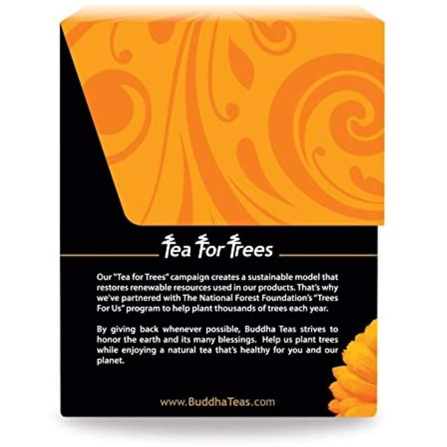 Buddha Teas - Organic Calendula Flower Tea - Herbal Tea - For Health & Wellbeing - Supports Immune & Digestive Health