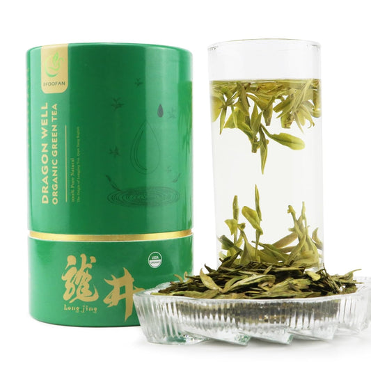 EFOOFAN Organic Longjing Green Tea