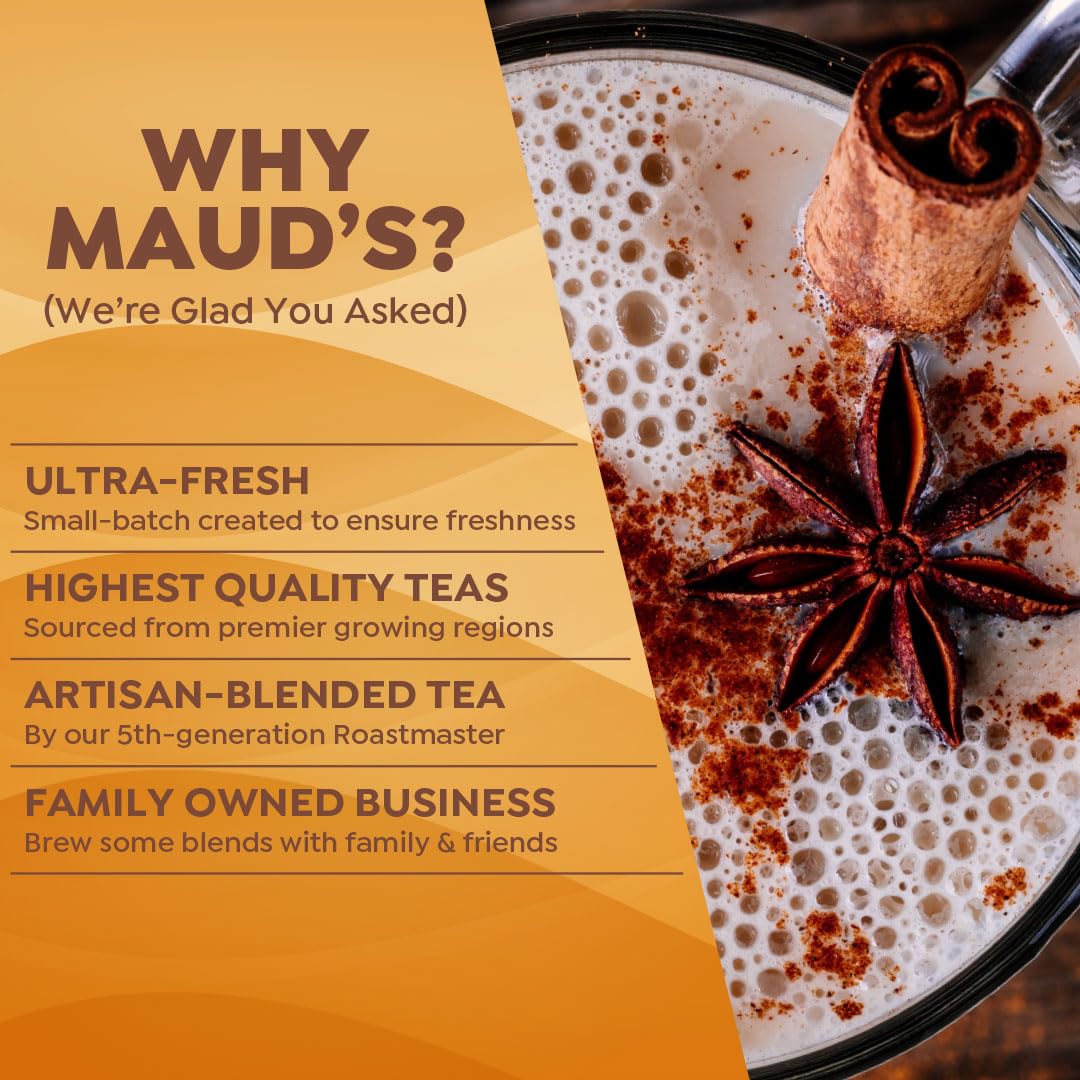 Maud's Spiced Chai Tea Latte, 36ct
