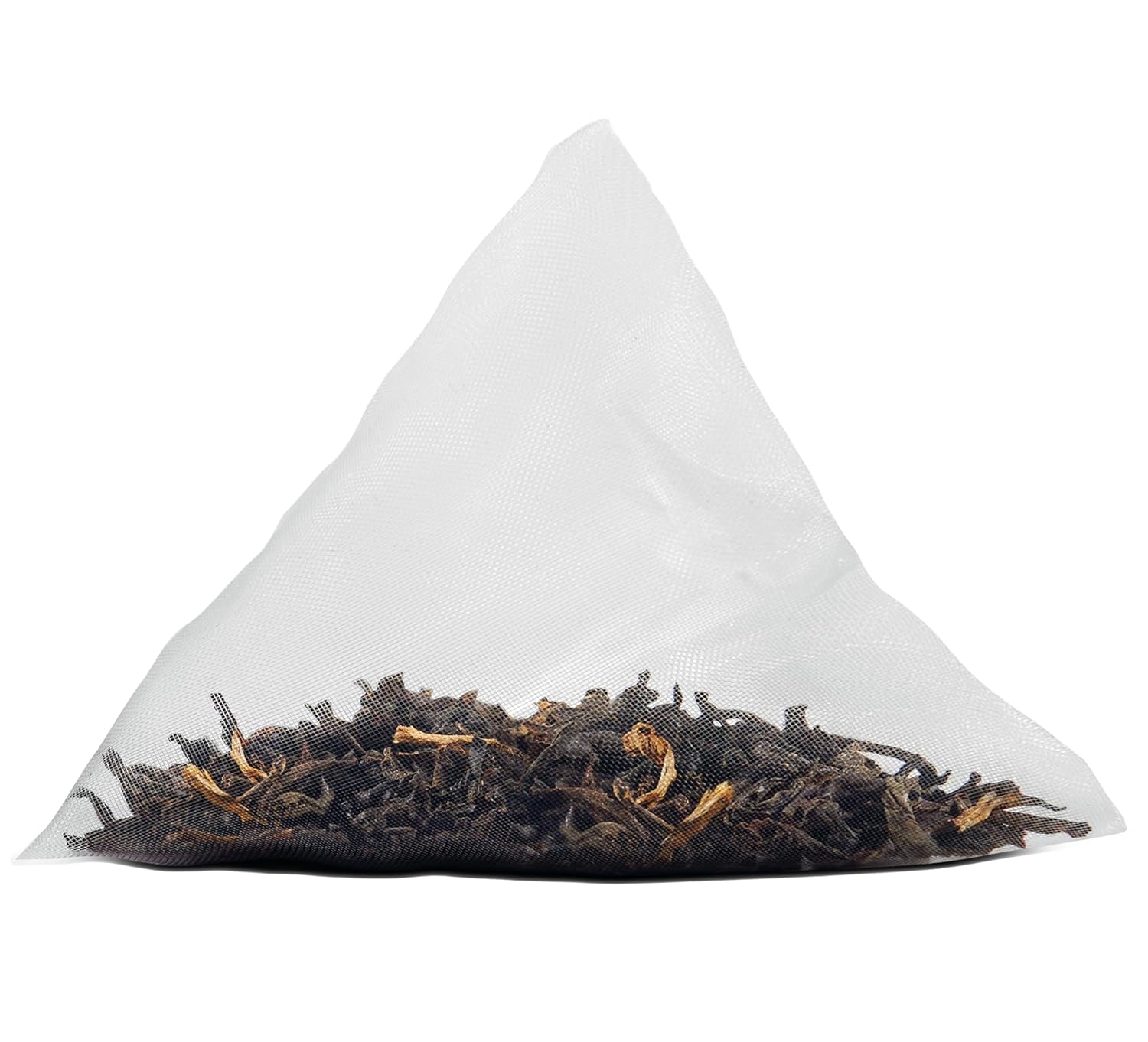 Two Leaves and a Bud Organic Assam Black Tea Bags, Whole Leaf Caffeinated Black Tea in Compostable Sachets, 15 Count (Pack of 1)