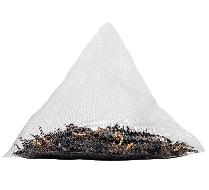 Two Leaves and a Bud Organic Assam Black Tea Bags, Whole Leaf Caffeinated Black Tea in Compostable Sachets, 15 Count (Pack of 1)