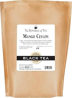 The Republic of Tea – Mango Ceylon Black Tea, Metabolic Frolic Tea, 250 Tea Bags