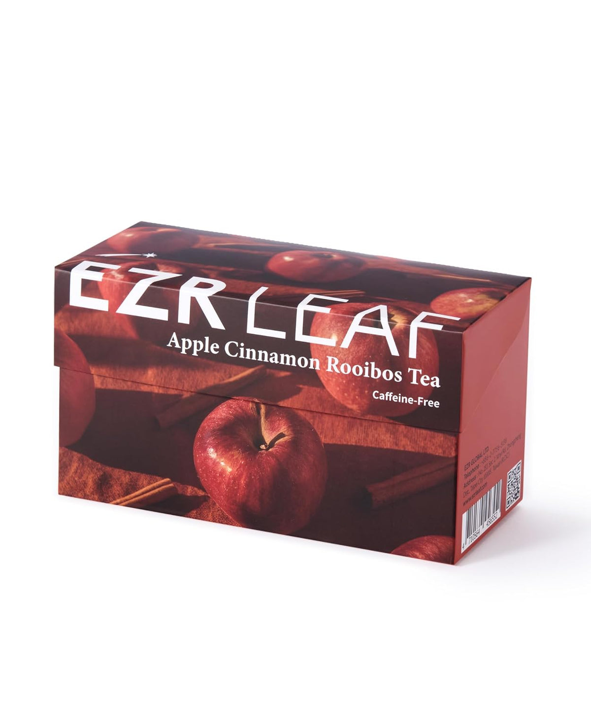 EZR Leaf Apple Cinnamon Rooibos Tea Caffeine Free Decaf Herbal Tea