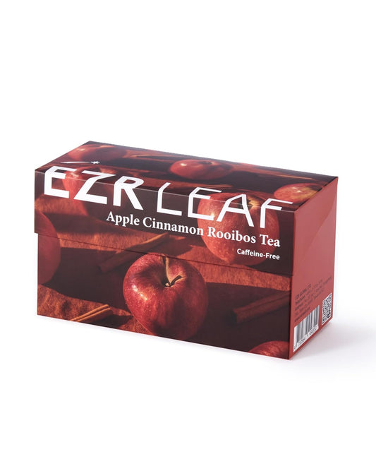 EZR Leaf Apple Cinnamon Rooibos Tea Caffeine Free Decaf Herbal Tea