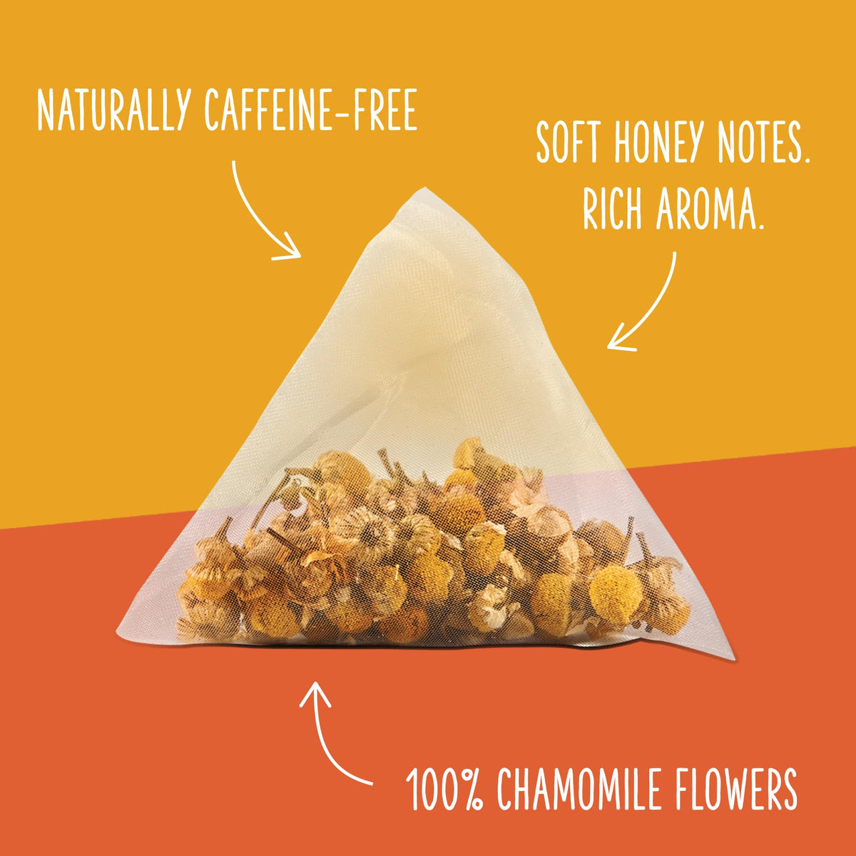 Two Leaves and a Bud Organic Chamomile Naked Tea Sachets, 50 Ct (Pack of 1)