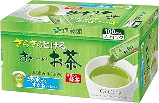 Thunder Tech Ito-en oi Ocha Japanese Premium Tea Bag Green Tea 100 sticks Zero Calories, Caffeinated Direct Import