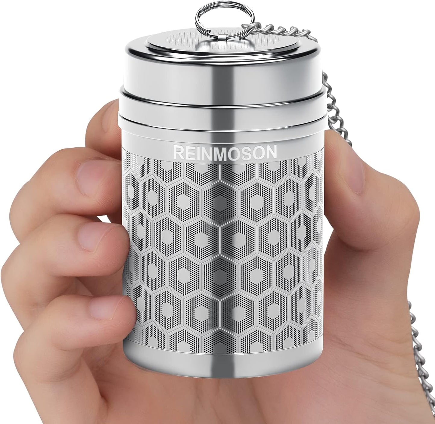 Stainless Steel Large Tea Infuser for Loose Leaf Tea &amp; Spice Ball | Tea Strainer Extra Fine Mesh Large Tea Ball 2” x 2.8” Loose Leaf Tea Steeper for Teapot Pitcher Cup Mug Bottle Kettle