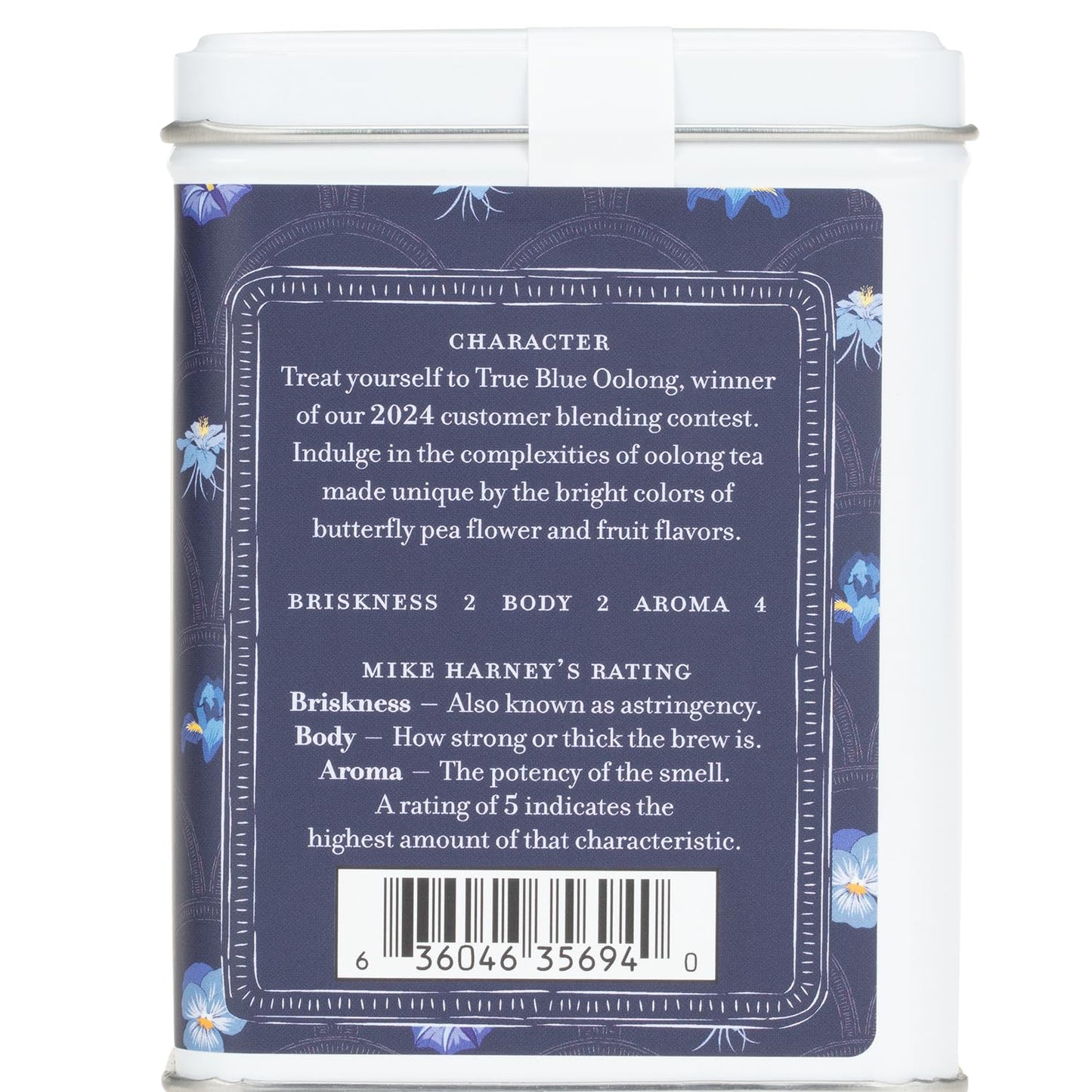 Harney & Sons True Blue Oolong, Tin of 20 sachets