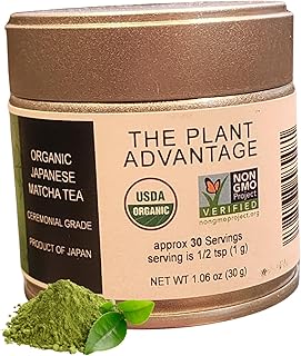 Matcha Organic Ceremonial First Spring Blend – Authentic Japanese First Harvest Ceremonial Grade Matcha Green Tea Powder from Japan (30g / 1.06oz)