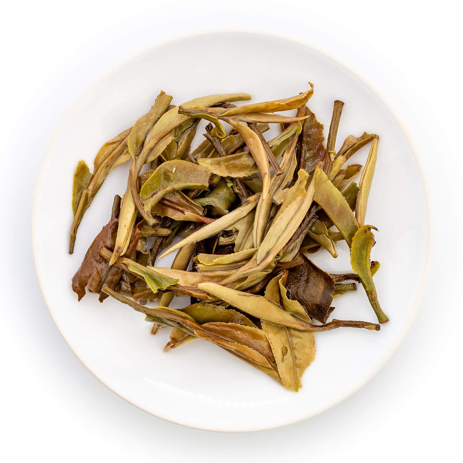 oriarmcha 50g / 1.76oz Chinese Bai Mudan White Tea Loose Leaf - Fuding White Peony Tea Leaves - Bai Mu Dan Yuqian 2nd Grade - Caffeine Level Low