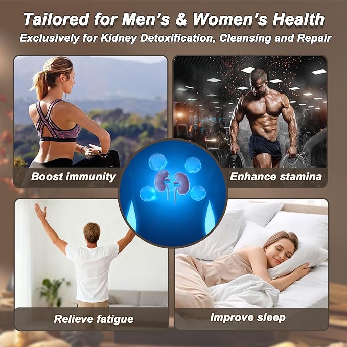Ginseng Five Treasure Tea,Kidney Tea,Ginseng Six TreasureTea,Natural Kidney Cleanse tea for Women & Men