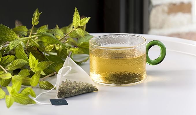 Revolution TEA® Southern Mint [THE ORIGINAL] – Oregon Spearmint & Peppermint – Premium Full Leaf Tea – Biodegradable Infuser Tea Bags – Herbal Tea
