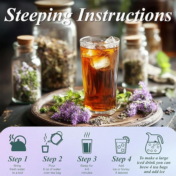 WT Weetee Valerian Root Tea Bags, 50 Count – Pure Valeriana, Earthy/Woody, Caffeine-Free