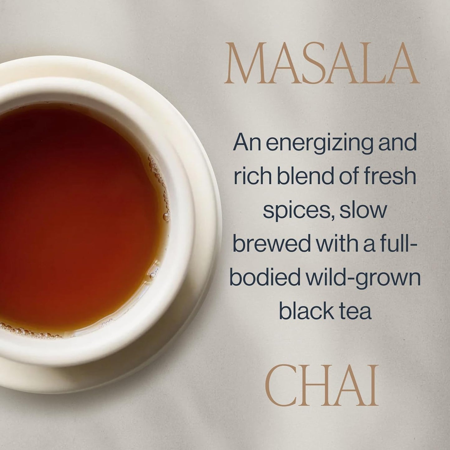 Rishi Tea Masala Chai Organic Black Loose Leaf Tea, Caffeinated, 1lb | Spiced Assam Black Tea with Whole Spices, Energizing and Warming, Sustainable, 37+ Servings