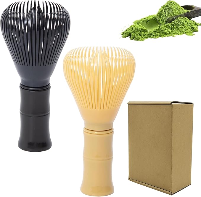 Resin Matcha Whisk Traditional Japanese Chasen Matcha Tea Whisk Gifts for Tea Lovers Reusable Plasti