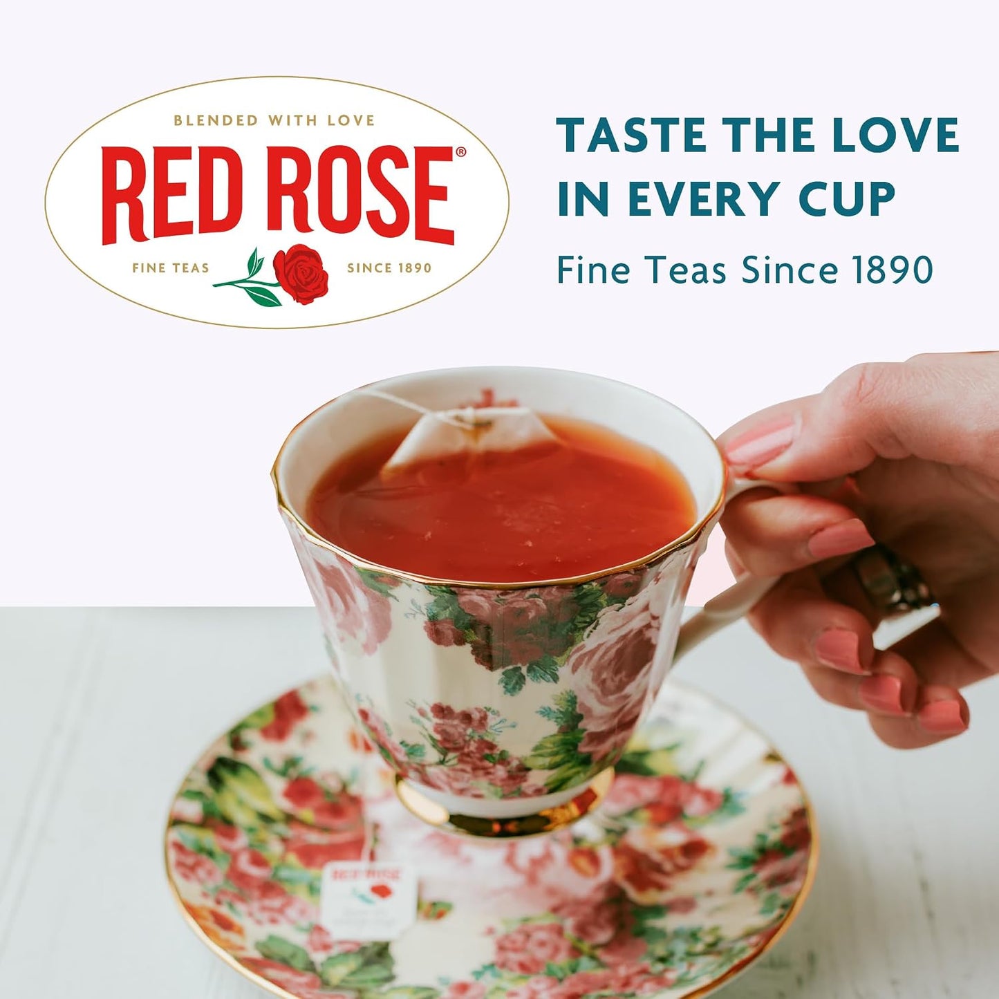 Red Rose Sweet Temptations Blueberry Muffin Dessert Herbal Tea, 2 Pack | Sweet, dessert-inspired herbal tea | Naturally flavored | Caffeine-free | Ideal sweet treat