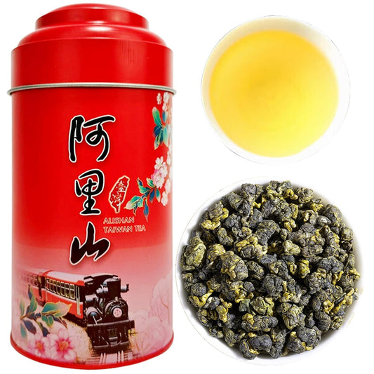 CHADUO Alishan Oolong Tea Loose Leaf Premium Taiwan High Mountain Oolong 5.3oz/150g Spring New Teas Chinese Tea Orchid Aroma 乌龙茶 台湾茶 阿里山乌龙茶 高山茶