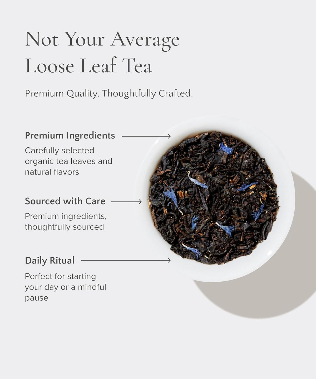 Art of Tea Earl Grey Creme 2.5oz Loose Leaf Tea in Reusable Tin, Premium Black Tea with Bergamot &amp; Vanilla Cream Flavor, Smooth Caffeinated London Fog Tea, Gourmet Loose Tea