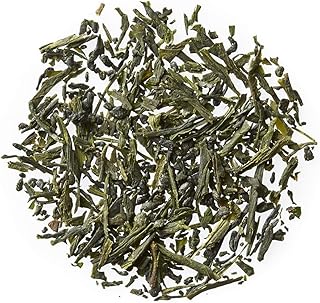 Golden Moon Tea Organic Sencha Green Tea - Loose Leaf, Non-GMO - 1 Ounce