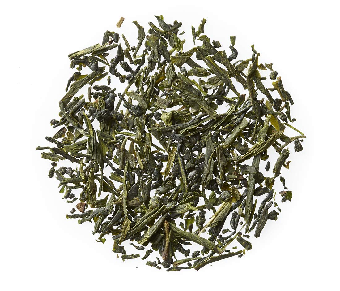 Golden Moon Tea Organic Sencha Green Tea - Loose Leaf, Non-GMO - 1 Ounce