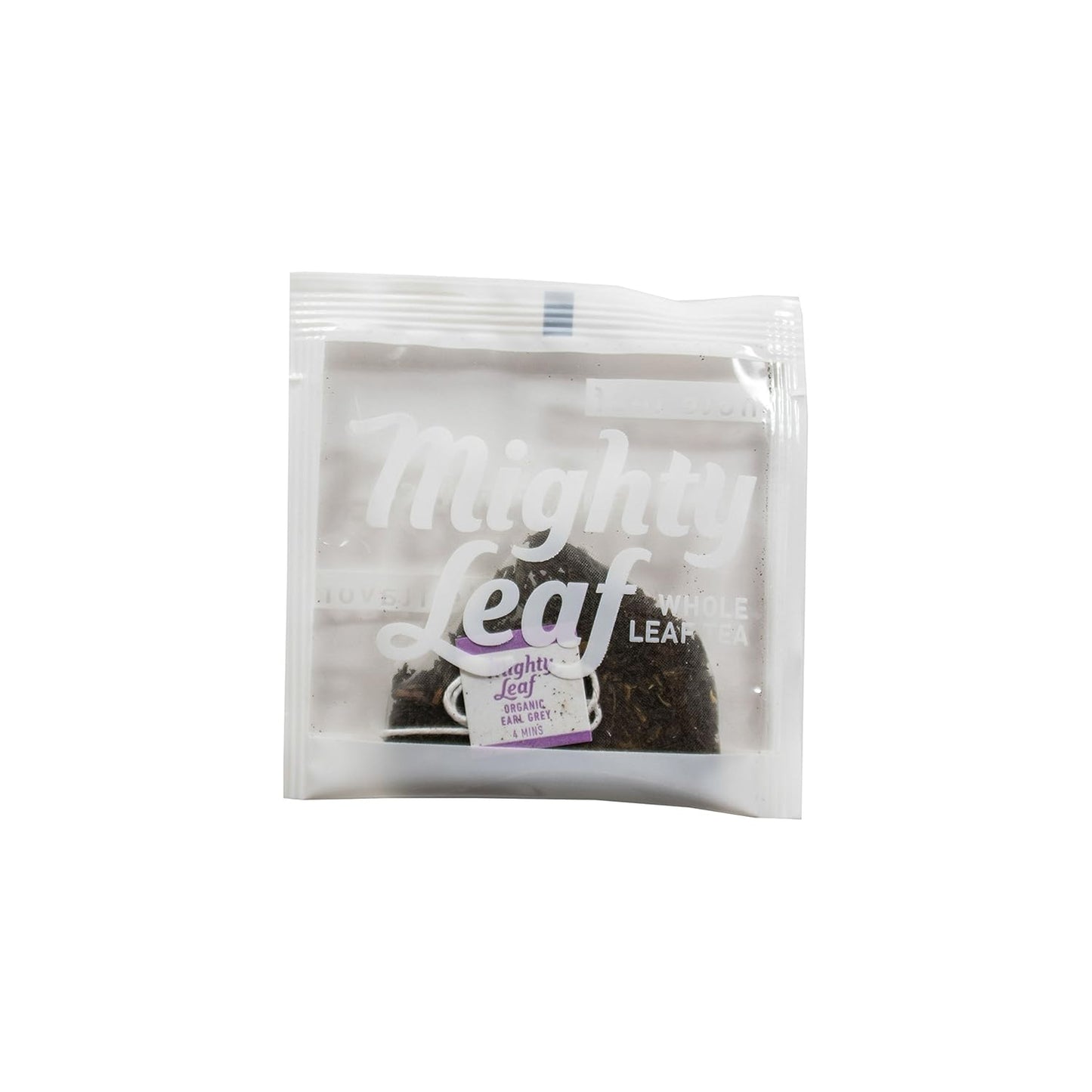 Mighty Leaf Whole Leaf, Tea Organic Earl Grey, 15 Tea Bags Individual Pyramid-Style Tea Sachets of Organic Caffeinated Black Tea with Organic Bergamot, Delicious Hot or Iced