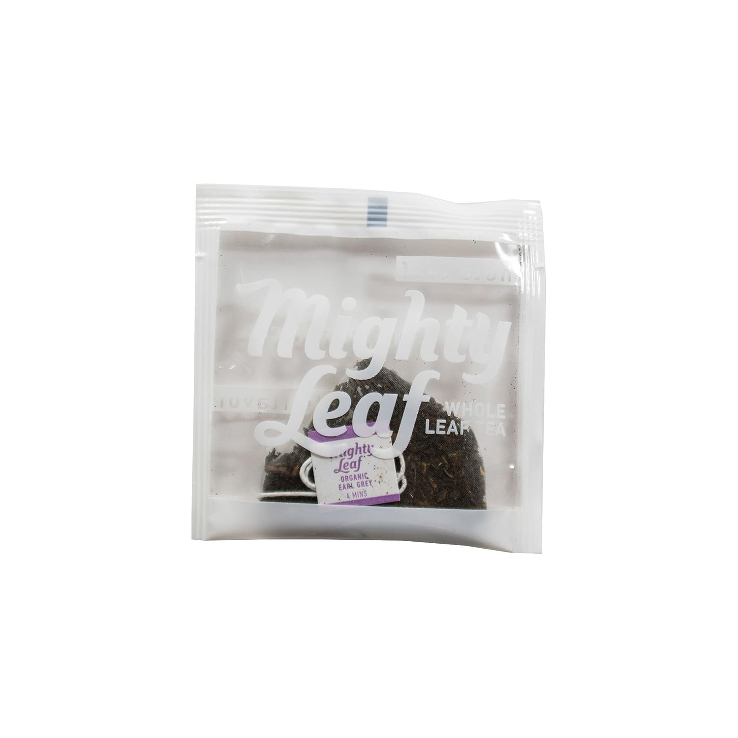 Mighty Leaf Whole Leaf, Tea Organic Earl Grey, 15 Tea Bags Individual Pyramid-Style Tea Sachets of Organic Caffeinated Black Tea with Organic Bergamot, Delicious Hot or Iced