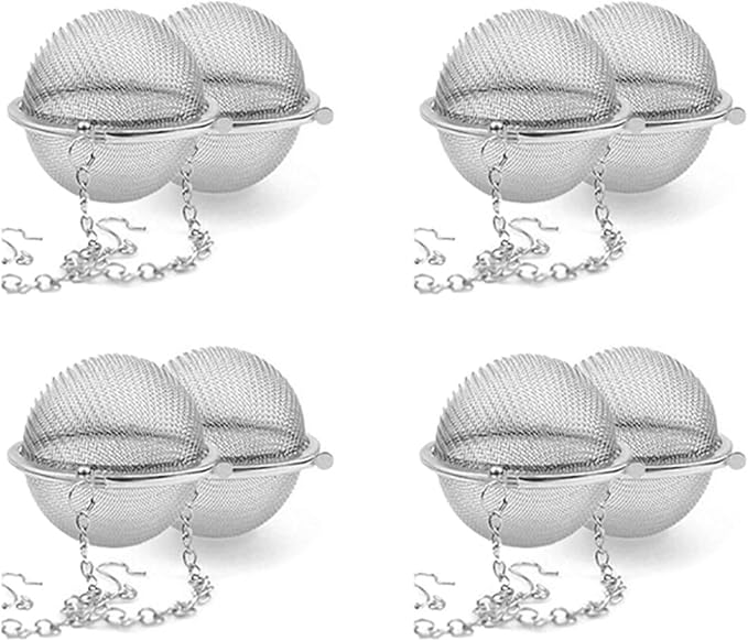 8PCS Practical Tea Ball, Tea Spices Infuser Filter