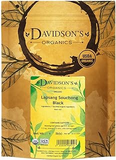 Davidson's Organics, Lapsang Souchong Black, Loose Leaf Tea, 16-Ounce Bag