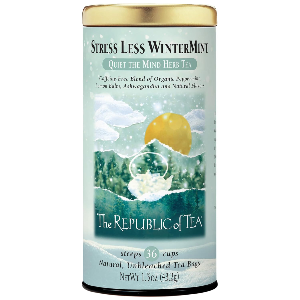 The Republic of Tea Stress Less WinterMint Herbal Tea