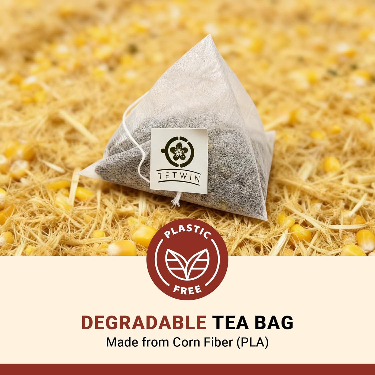 Jasmine Black Tea Bags, 3-Scented Loose Leaf in PLA teabag - Bitterness-Free, Naturally Sweet & Mellow, 10 Count Portable Tin