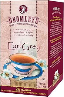 Bromley's Earl Grey Black Tea, 24 Count (Pack of 6)