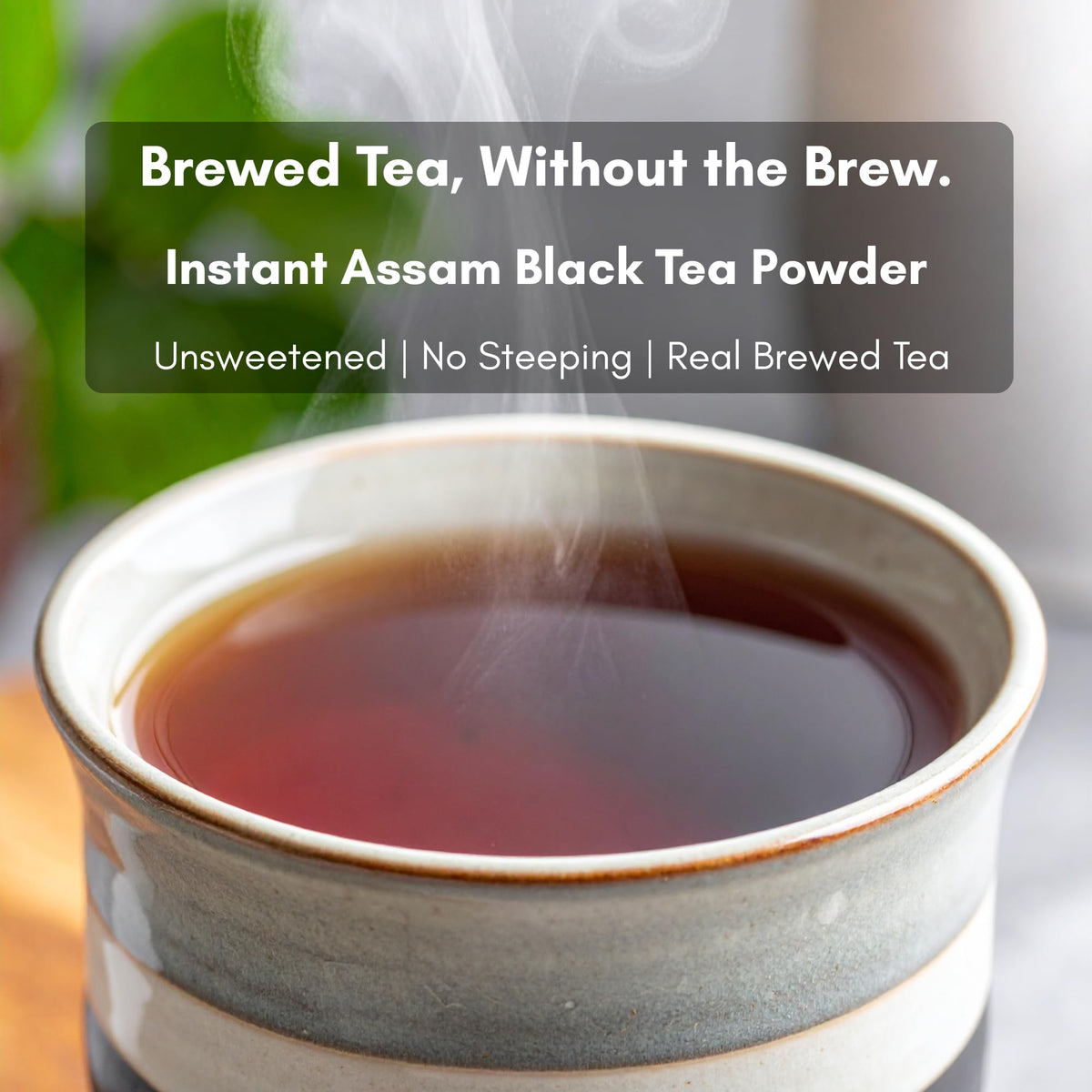 Civilized Coffee Instant Assam Black Tea Powder, 8 oz