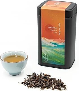 TEA & TIME Oriental Beauty Tea, Oolong Tea Loose Leaf, Premium Chinese Tea, Taiwan Origin (75g / 2.64oz)