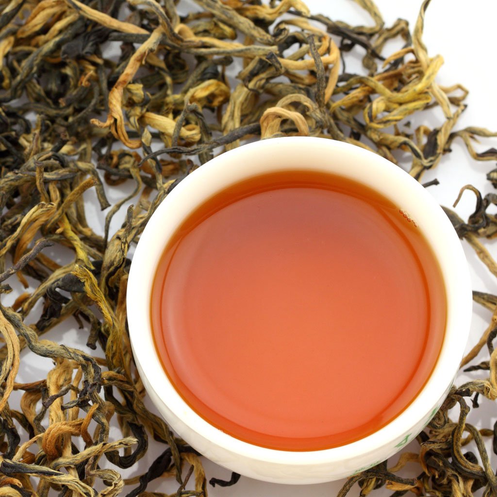 GOARTEA 100g / 3.5oz Supreme Grade Yunnan Black Tea Loose Leaf - Fengqing Dian Hong Dianhong Chinese Black Tea