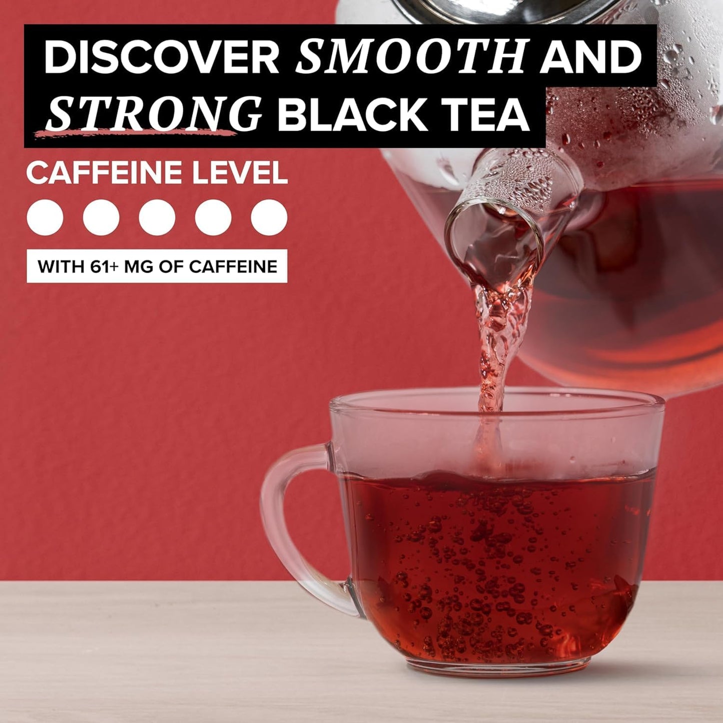 TAZO Organic Awake English Breakfast Black Tea Bags 36 Count - High Caffeine Morning Tea with Bold Malty Flavor, Non-GMO Certified Organic Black Tea Bags for Energy