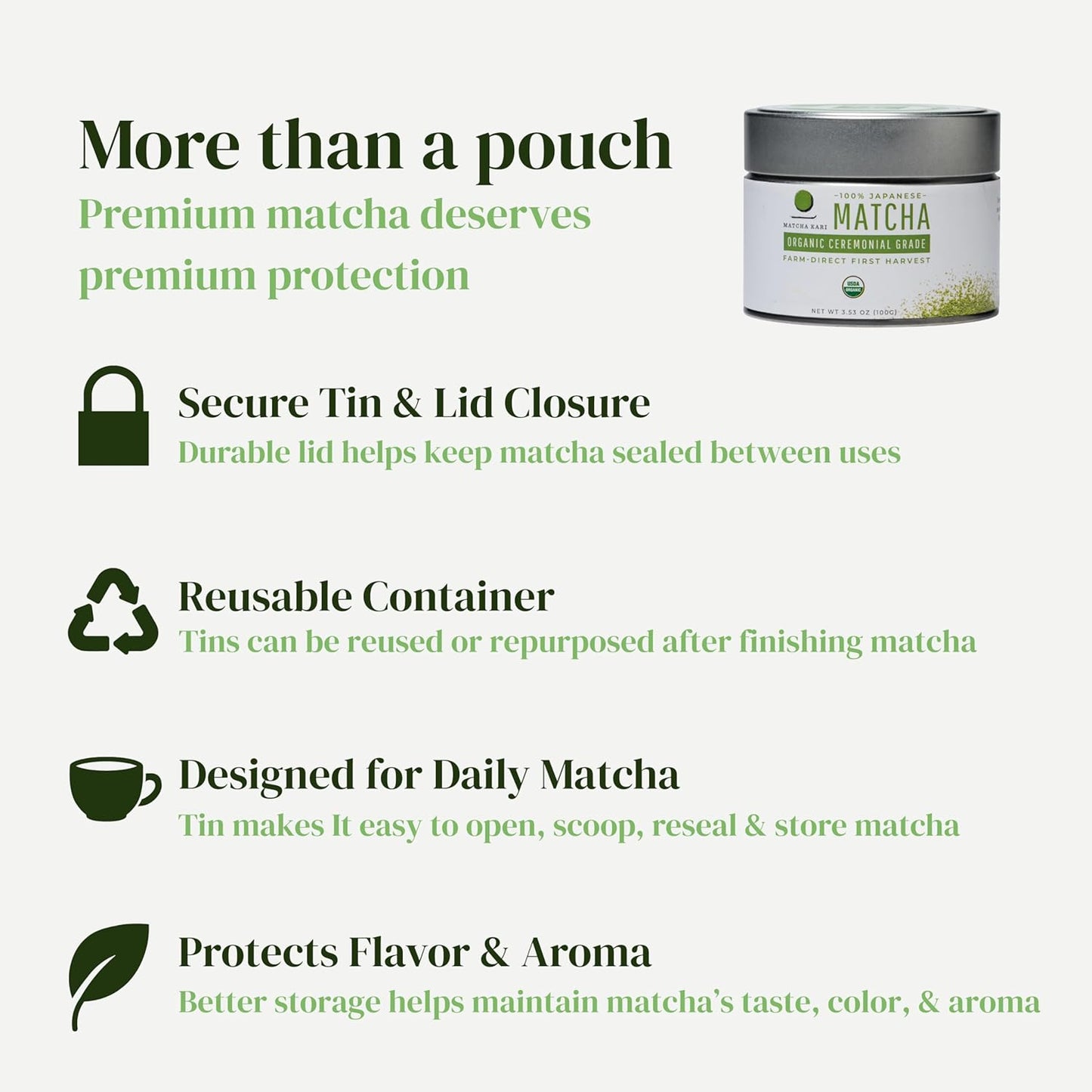 Dr. Weil Matcha Kari - Organic Matcha Green Tea Powder - 100 grams - Japanese Barista Grade